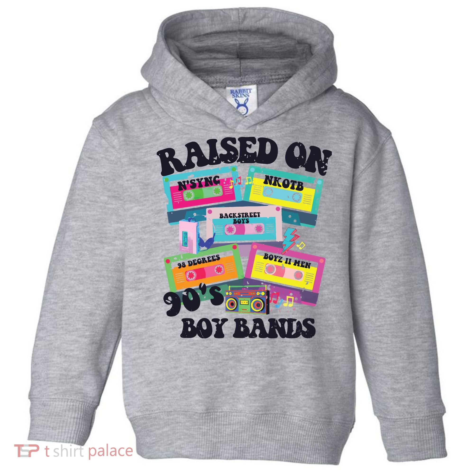 90s Boy Bands Cassette Tapes Toddler Hoodie