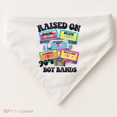 90s Boy Bands Cassette Tapes USA-Made Doggie Bandana