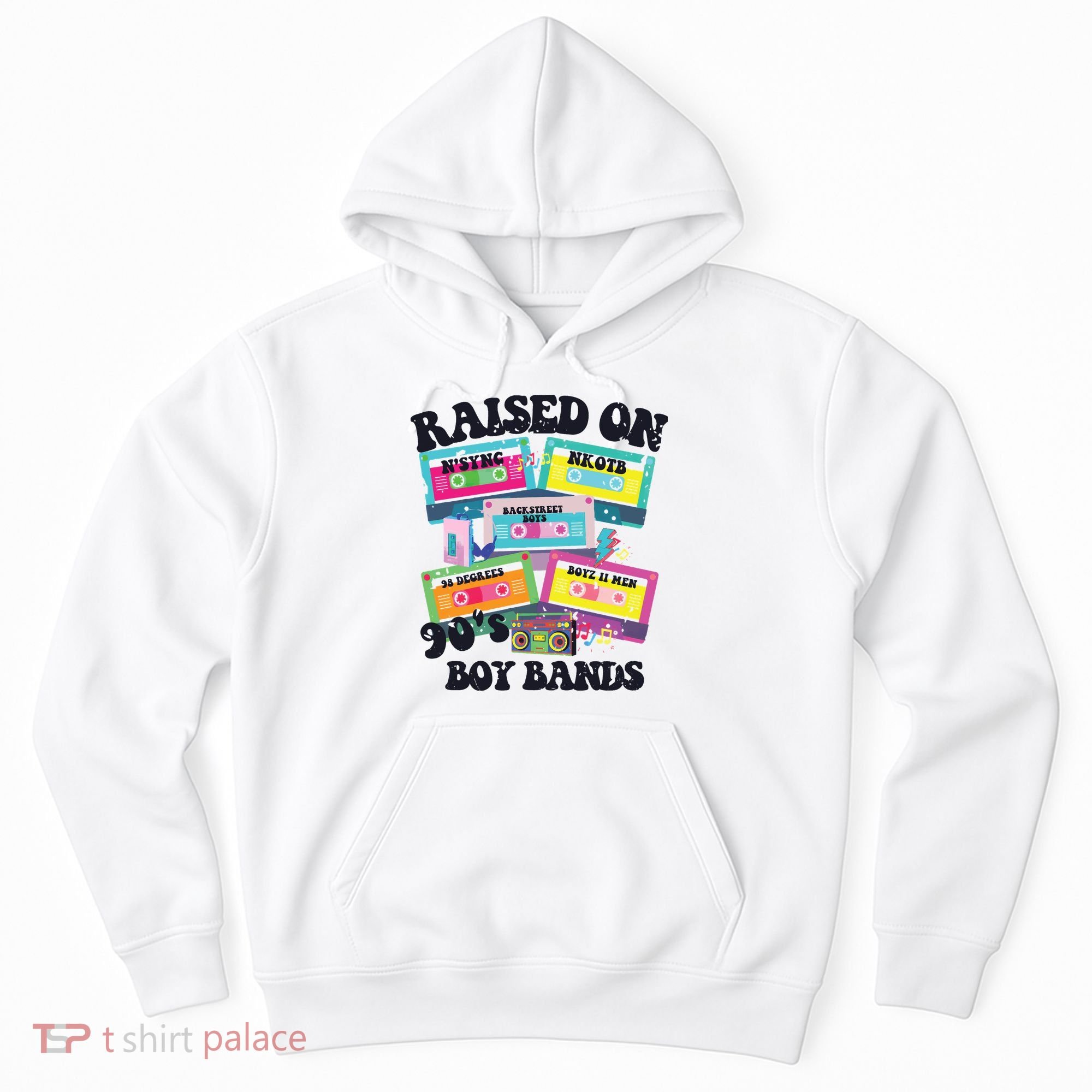 90s Boy Bands Cassette Tapes Hoodie