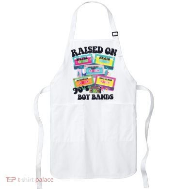 90s Boy Bands Cassette Tapes Apron