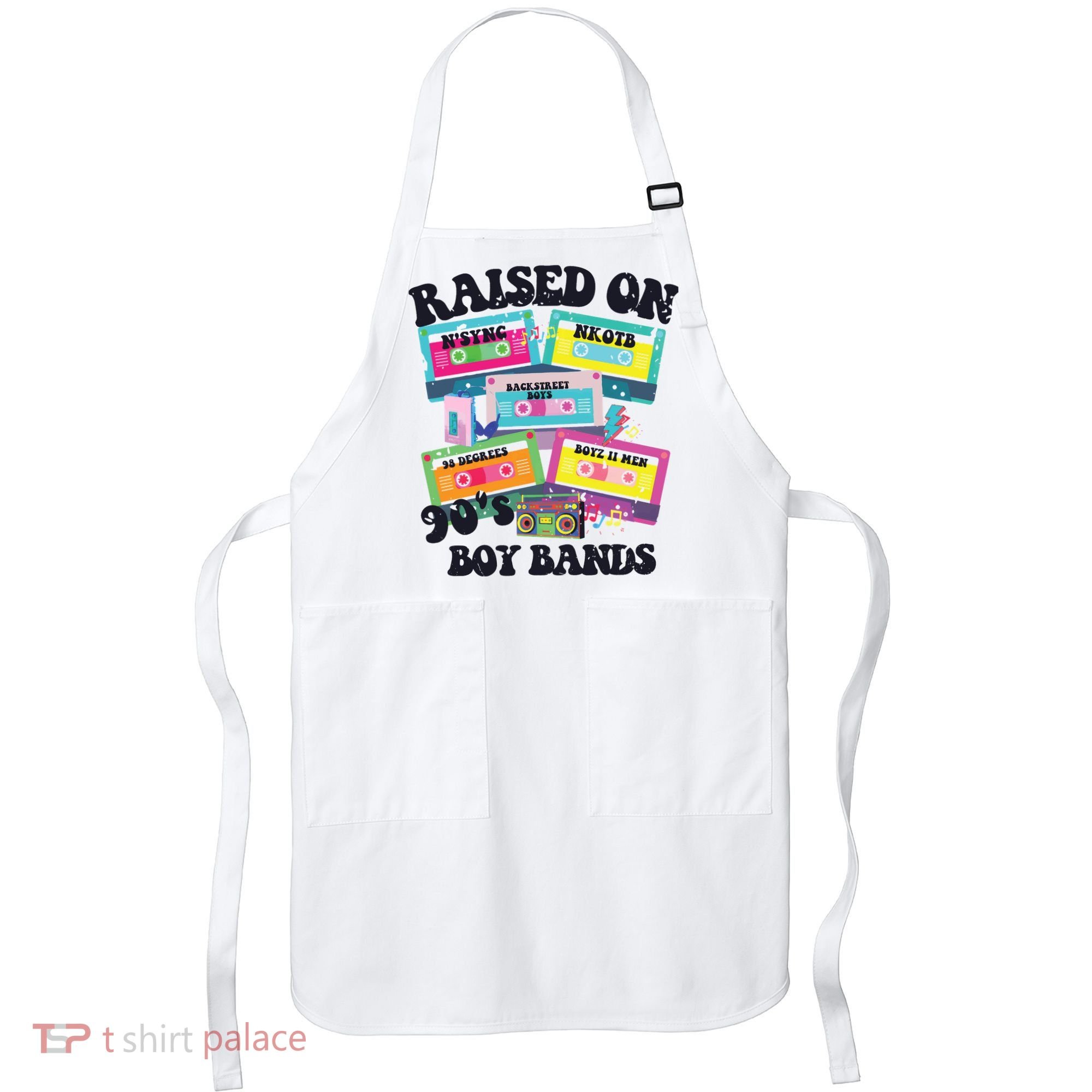 90s Boy Bands Cassette Tapes Apron