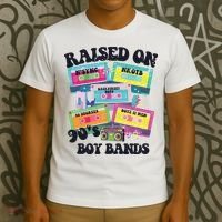 90s Boy Bands Cassette Tapes T-Shirt thumb 3