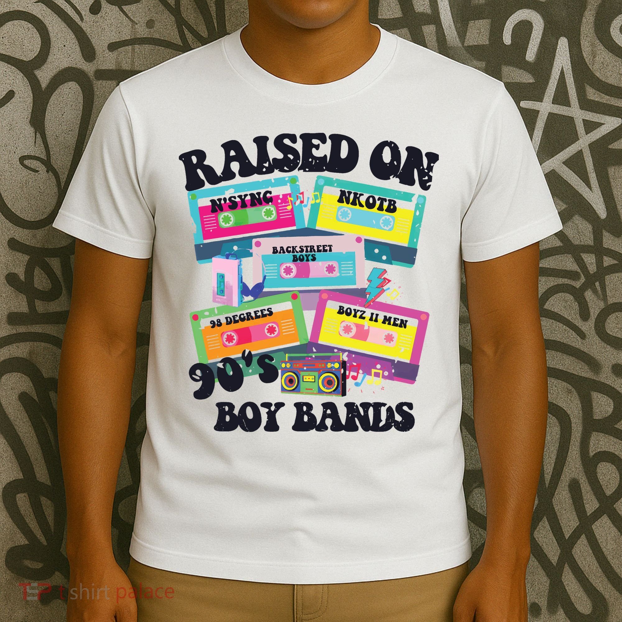 90s Boy Bands Cassette Tapes T-Shirt