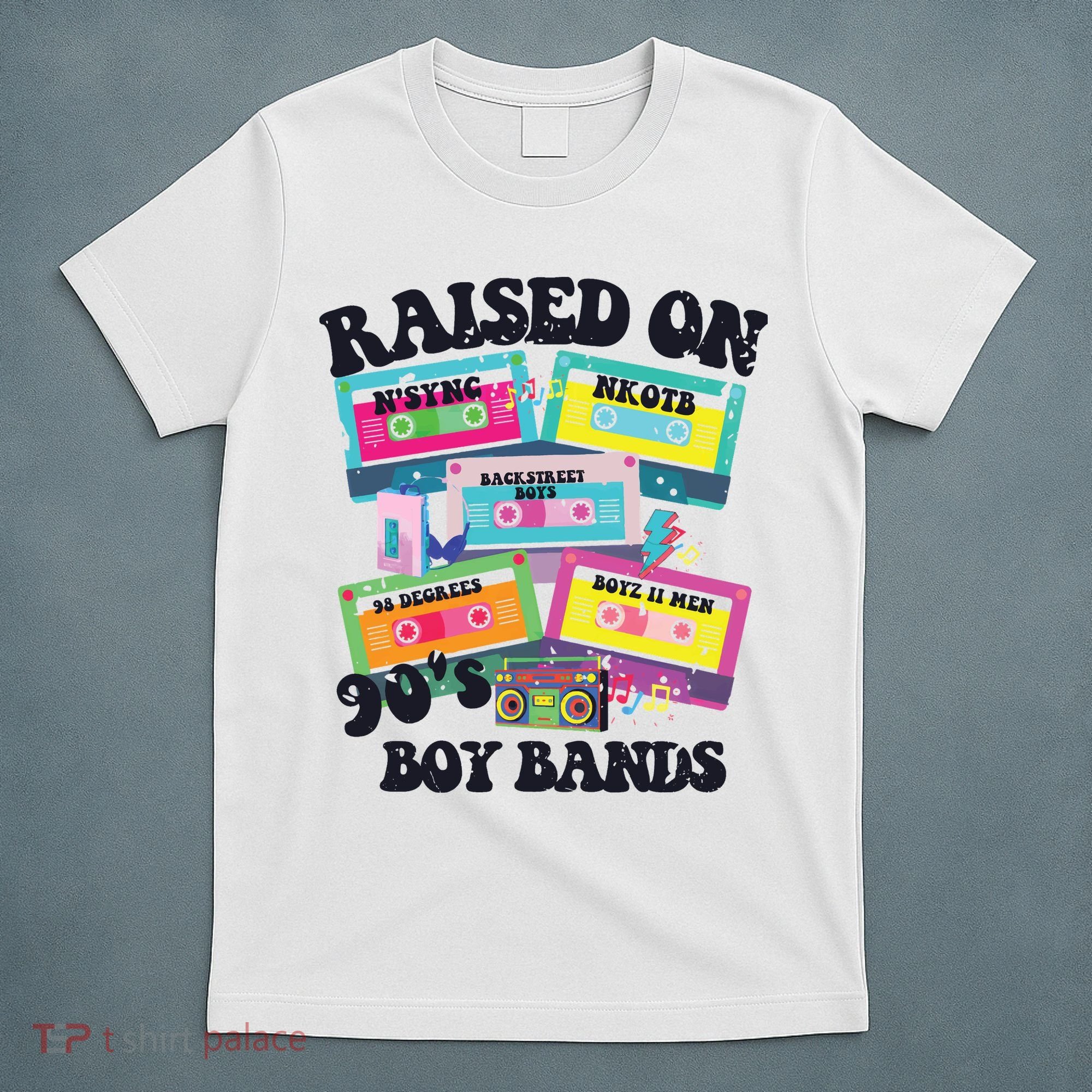 90s Boy Bands Cassette Tapes T-Shirt