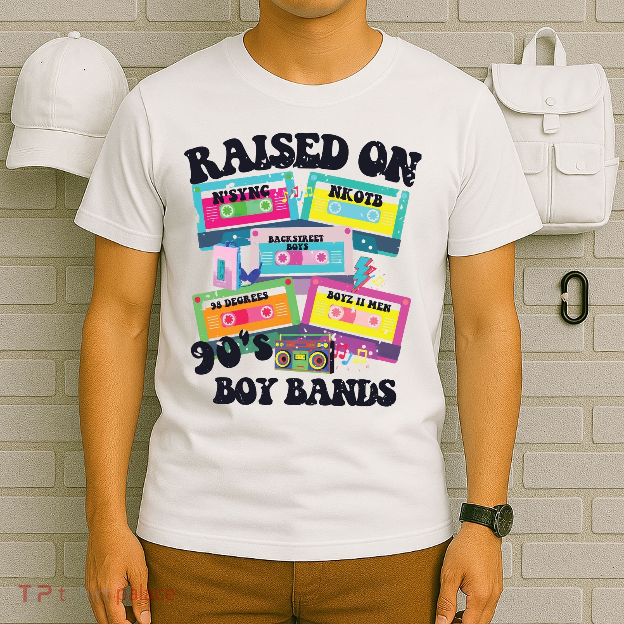 90s Boy Bands Cassette Tapes T-Shirt