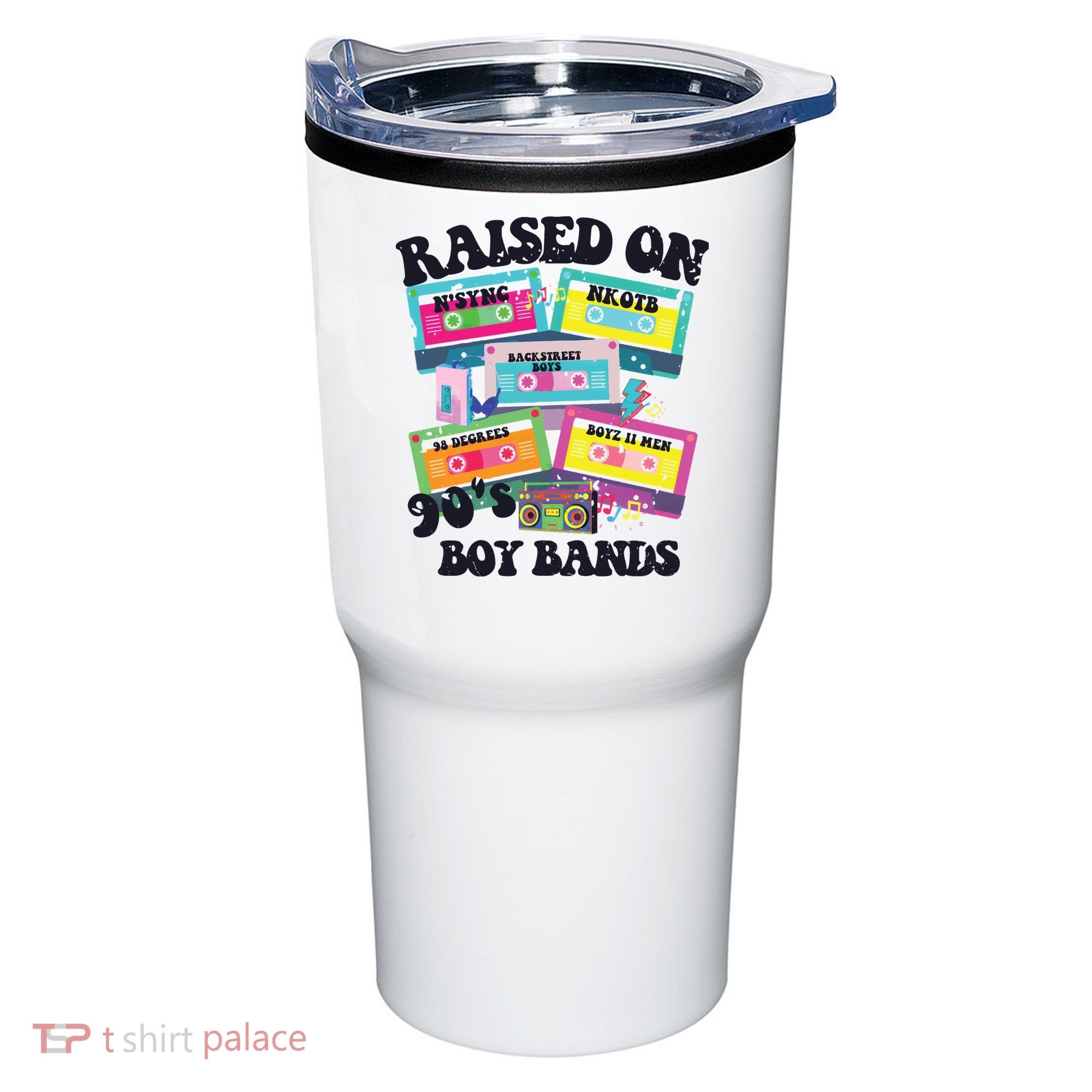 90s Boy Bands Cassette Tapes Tumbler
