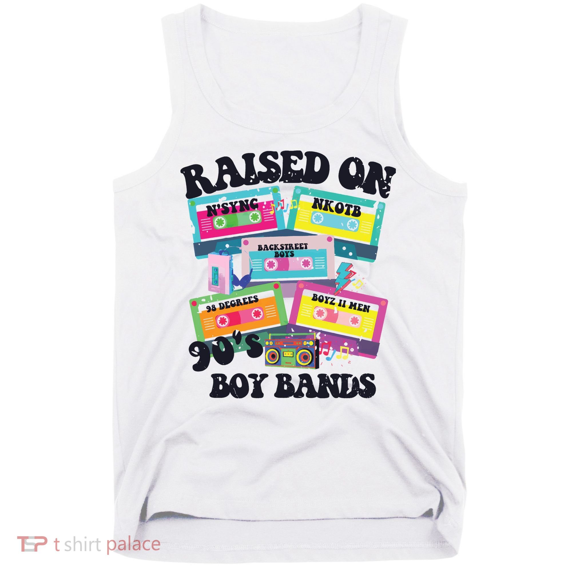 90s Boy Bands Cassette Tapes Tank Top