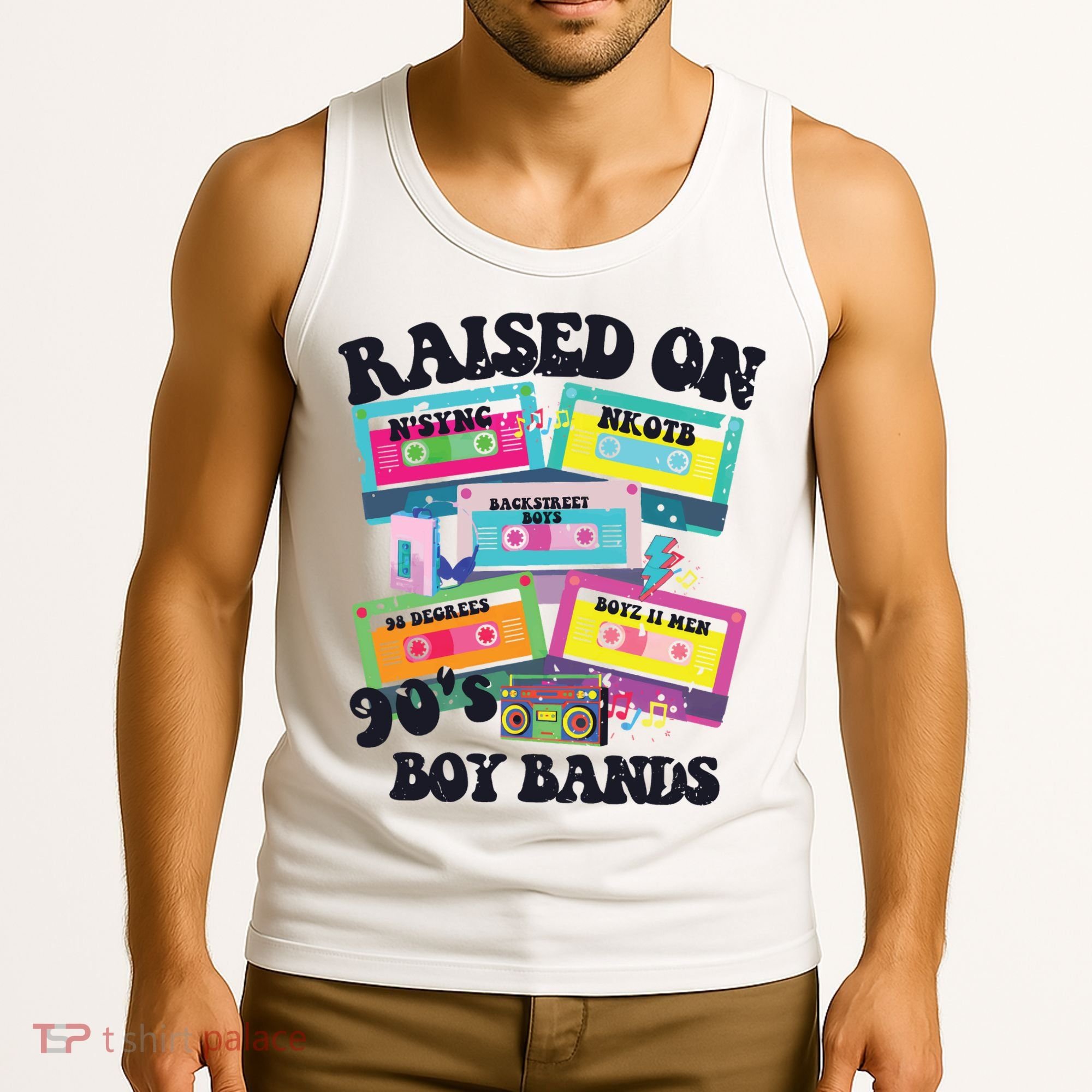 90s Boy Bands Cassette Tapes Tank Top