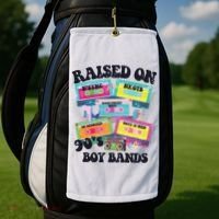 90s Boy Bands Cassette Tapes Golf Towel thumb 2