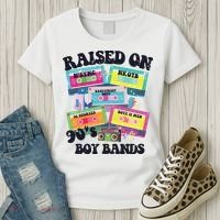 90s Boy Bands Cassette Tapes Women's T-Shirt thumb 3