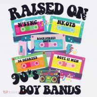 90s Boy Bands Cassette Tapes Women's T-Shirt thumb 6