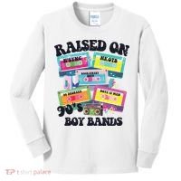 90s Boy Bands Cassette Tapes Kids Long Sleeve Shirt thumb 0