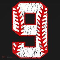 9th Birthday Baseball Big Number Nine 9 Year Old Mousepad thumb 1