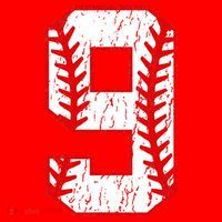 9th Birthday Baseball Big Number Nine 9 Year Old Santa Hat thumb 1