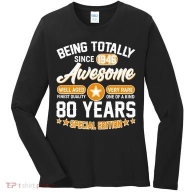 90th Birthday Being Totally Awesome Since 1936 Special Edition  Women's Long Sleeve Shirt