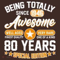 90th Birthday Being Totally Awesome Since 1936 Special Edition  Mousepad thumb 1