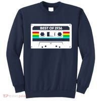 90th Birthday Best Of 1936 Cassette Mix Tape  Sweatshirt thumb 0
