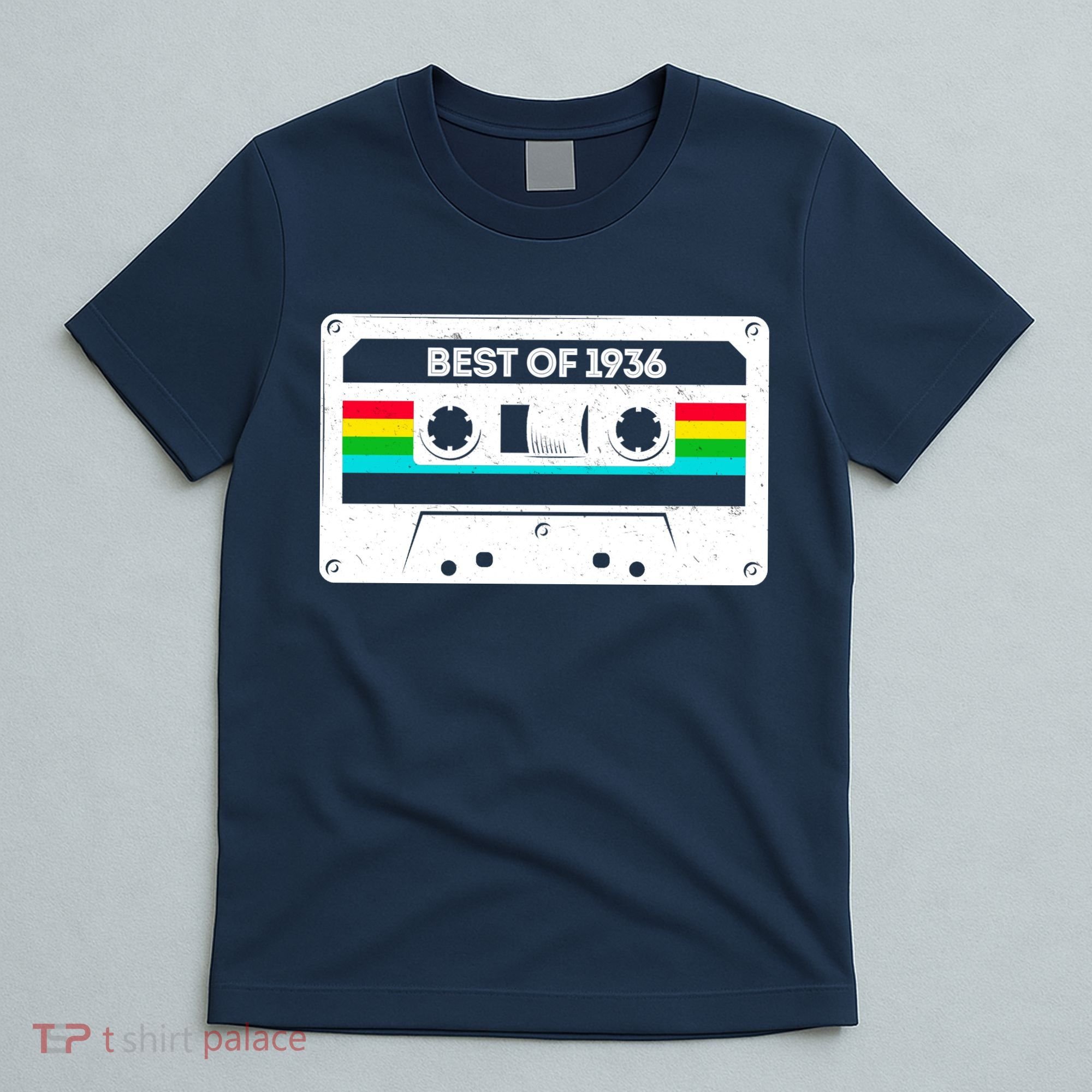 90th Birthday Best Of 1936 Cassette Mix Tape  T-Shirt