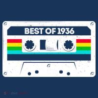 90th Birthday Best Of 1936 Cassette Mix Tape  Women's Tank Top thumb 5