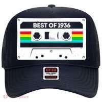 90th Birthday Best Of 1936 Cassette Mix Tape  Hat thumb 0