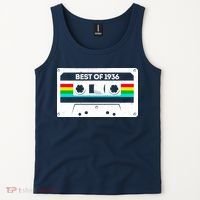 90th Birthday Best Of 1936 Cassette Mix Tape  Tank Top thumb 2