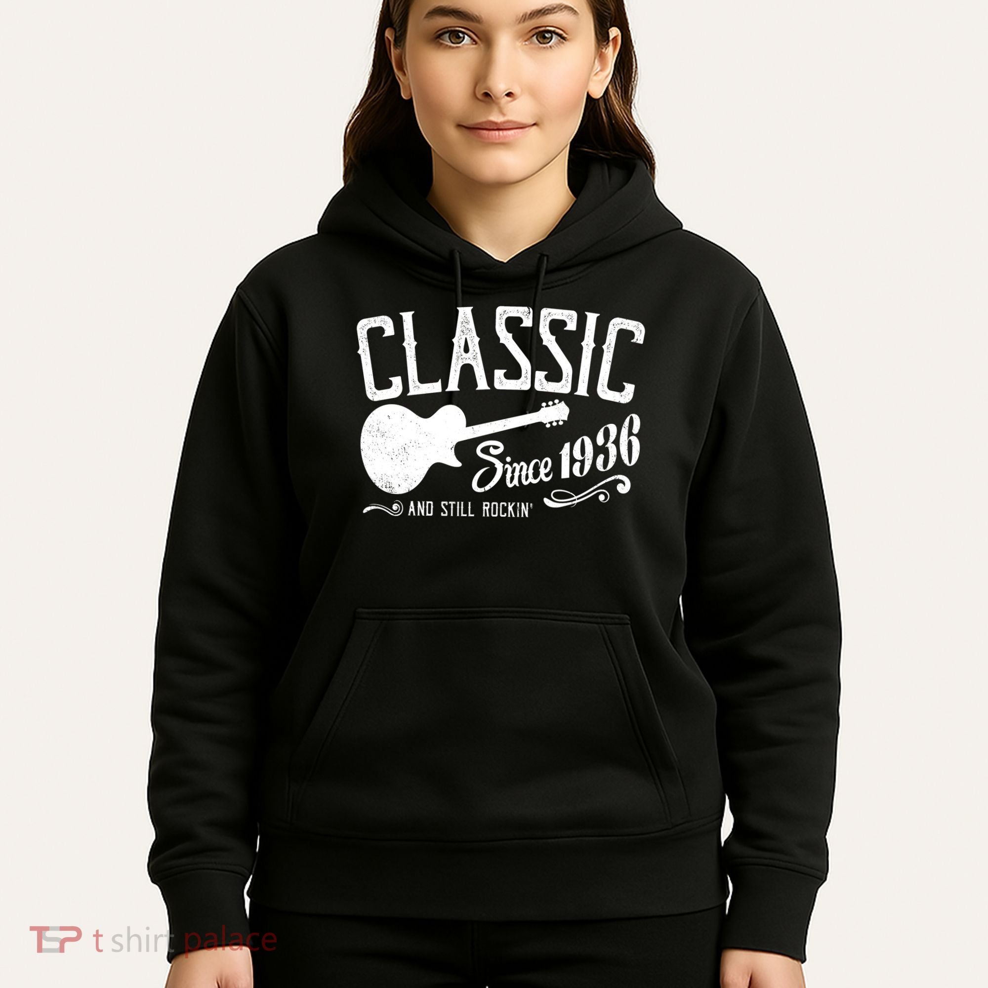 90th Birthday Classic Guitar Since 1936 And Still Rockin Hoodie