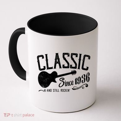 90th Birthday Classic Guitar Since 1936 And Still Rockin Coffee Mug