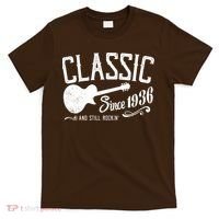 90th Birthday Classic Guitar Since 1936 And Still Rockin T-Shirt thumb 0