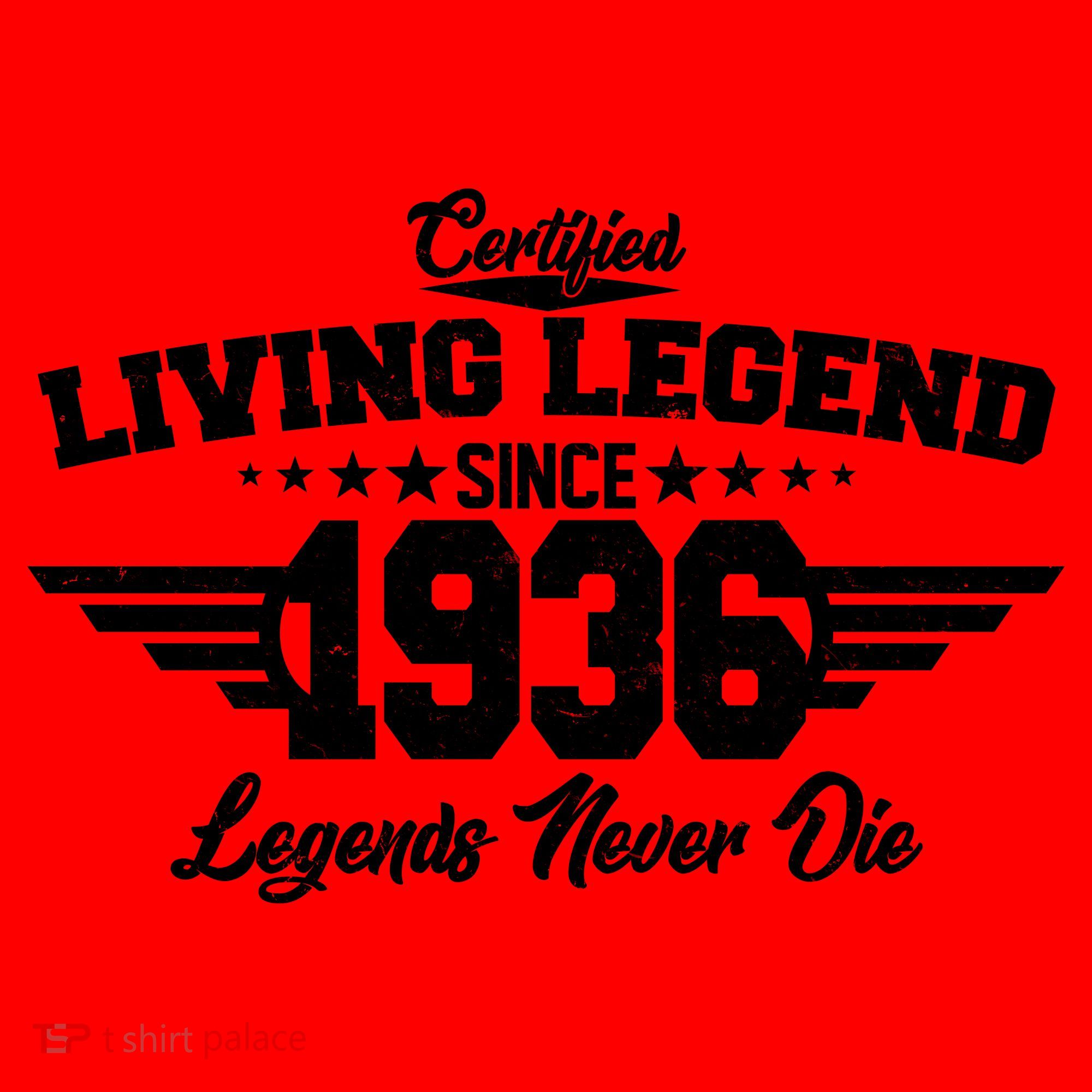90th Birthday Certified Living Legend Since 1936 Legends Never Die Santa Hat
