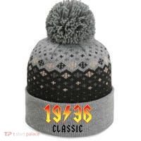 90th Birthday Classic 1936 Retro Rock Band The Baniff Cuffed Pom Beanie thumb 0