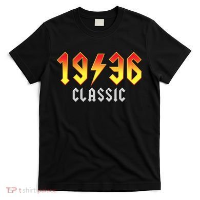 90th Birthday Classic 1936 Retro Rock Band T-Shirt
