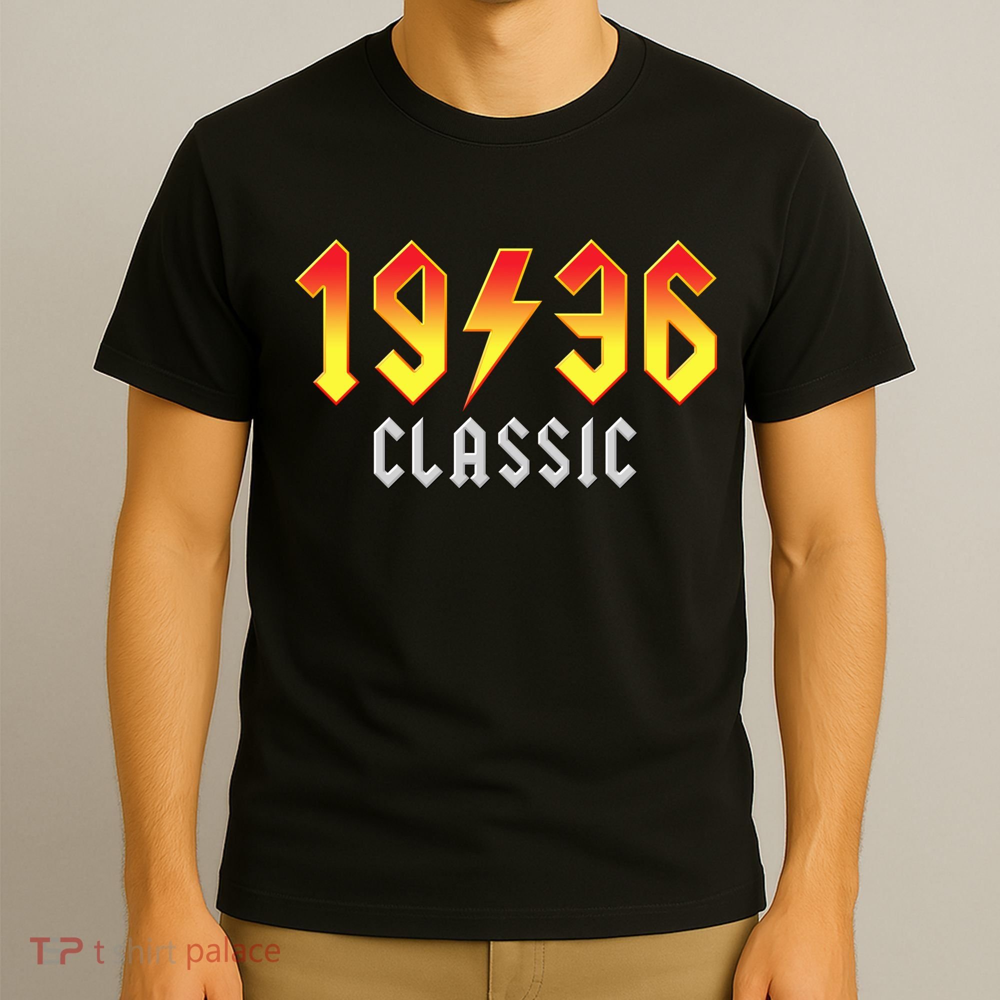 90th Birthday Classic 1936 Retro Rock Band T-Shirt