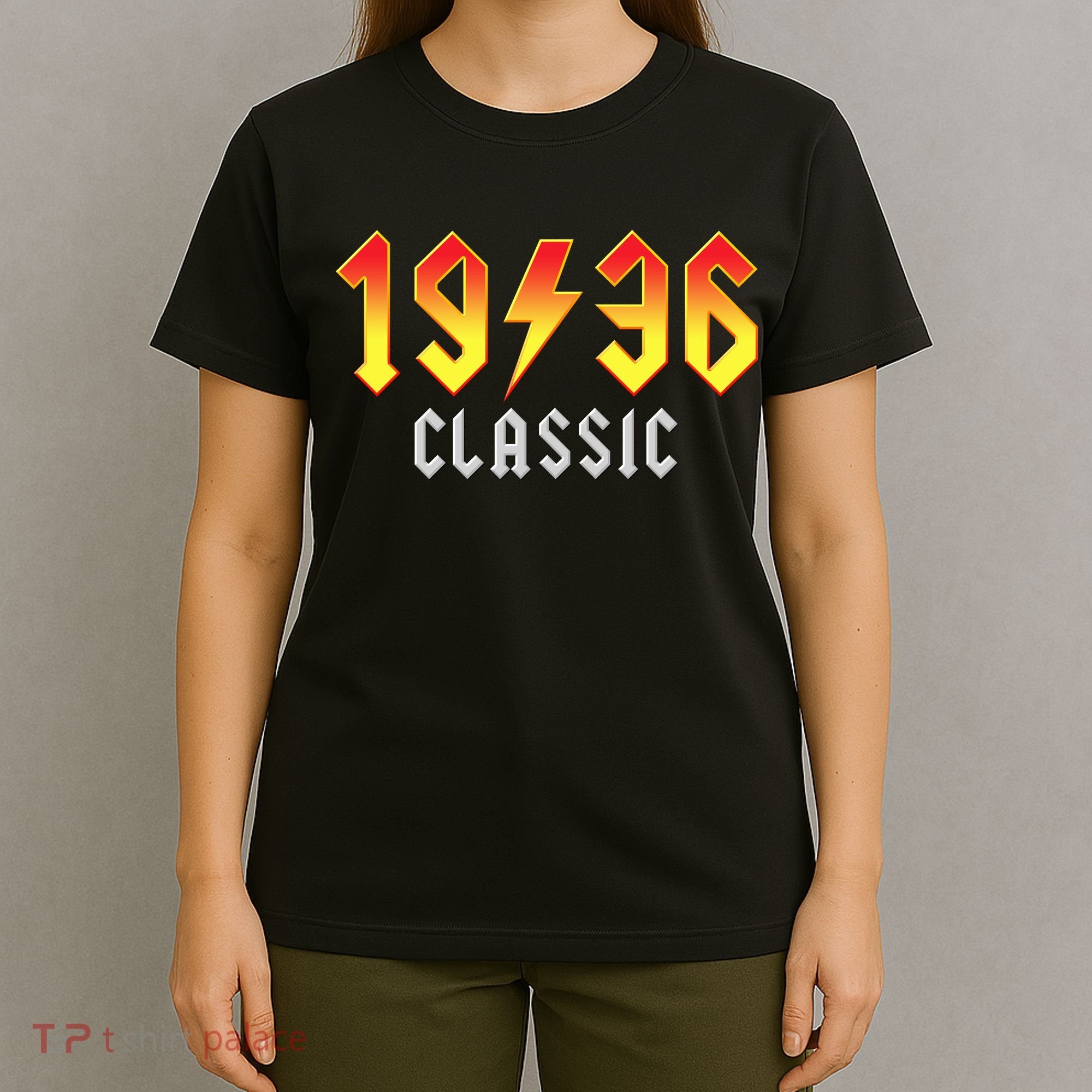 90th Birthday Classic 1936 Retro Rock Band T-Shirt
