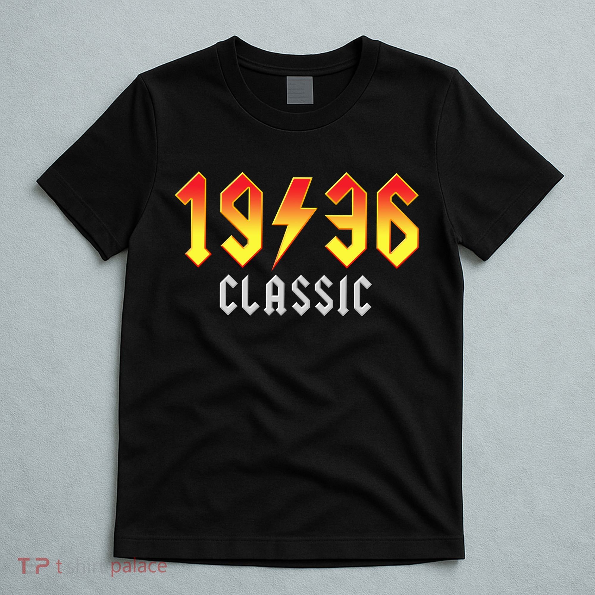 90th Birthday Classic 1936 Retro Rock Band T-Shirt