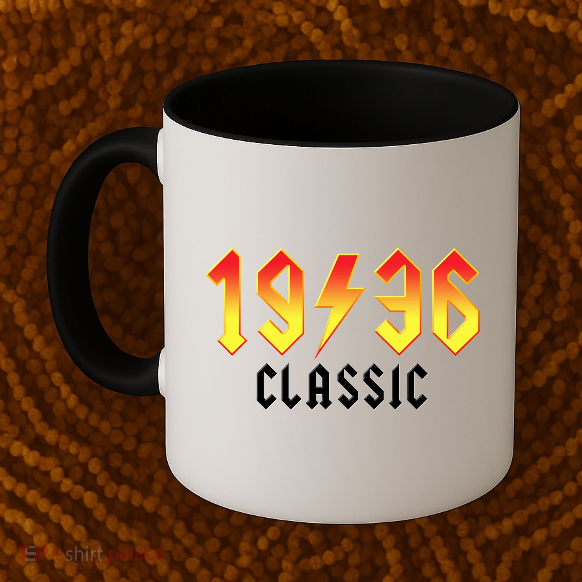 90th Birthday Classic 1936 Retro Rock Band Coffee Mug