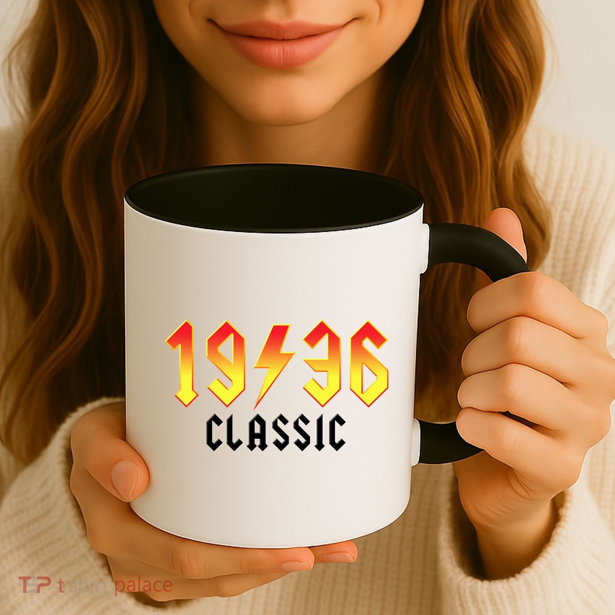 90th Birthday Classic 1936 Retro Rock Band Coffee Mug