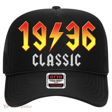 90th Birthday Classic 1936 Retro Rock Band Hat