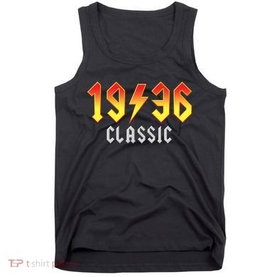 90th Birthday Classic 1936 Retro Rock Band Tank Top