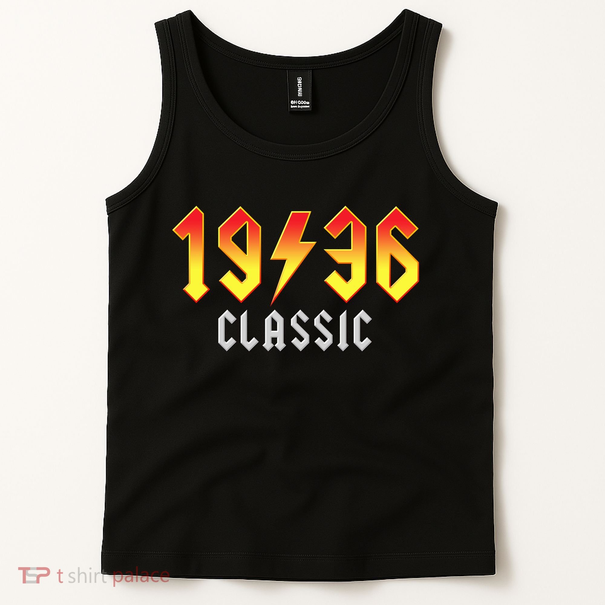 90th Birthday Classic 1936 Retro Rock Band Tank Top