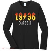 90th Birthday Classic 1936 Retro Rock Band Women's Long Sleeve Shirt thumb 0