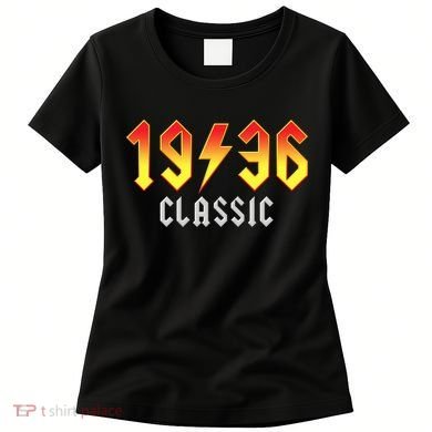 90th Birthday Classic 1936 Retro Rock Band Women's T-Shirt