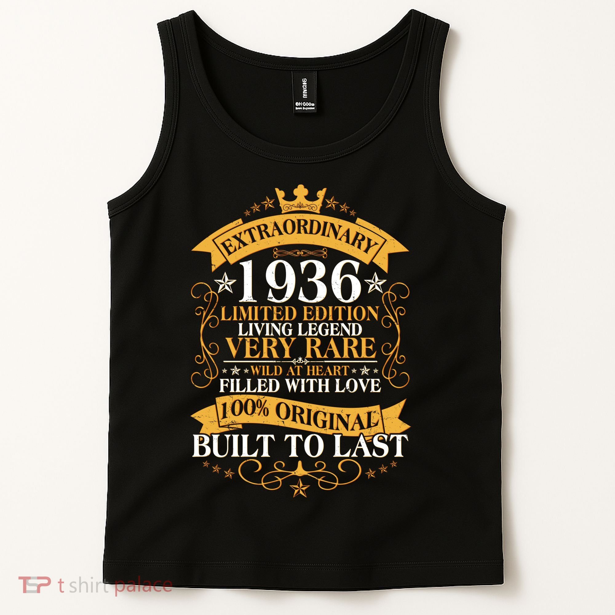 90th Birthday Extraordinary 1936 Limited Edition Living Legend Very Rare  Tank Top