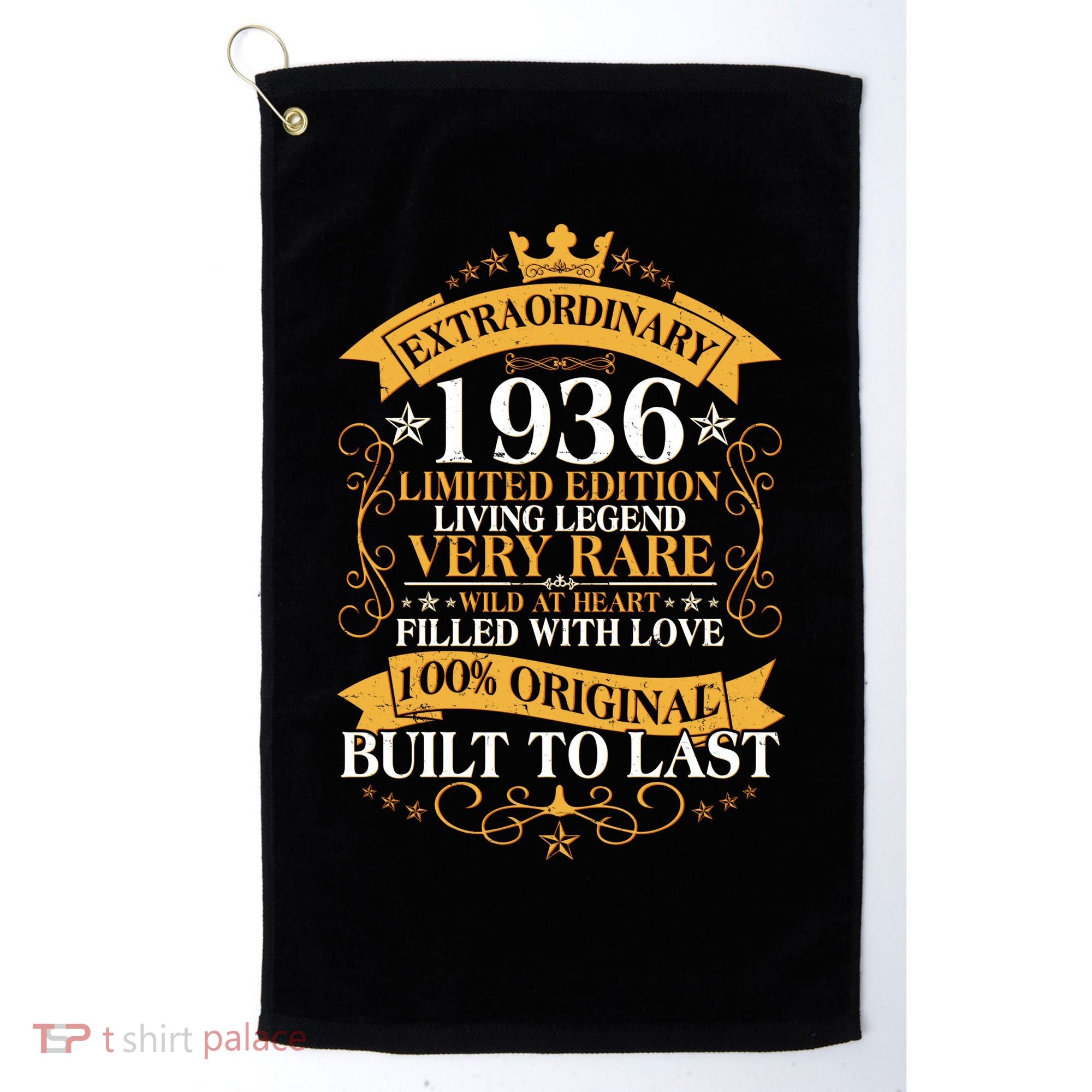 90th Birthday Extraordinary 1936 Limited Edition Living Legend Very Rare  Golf Towel