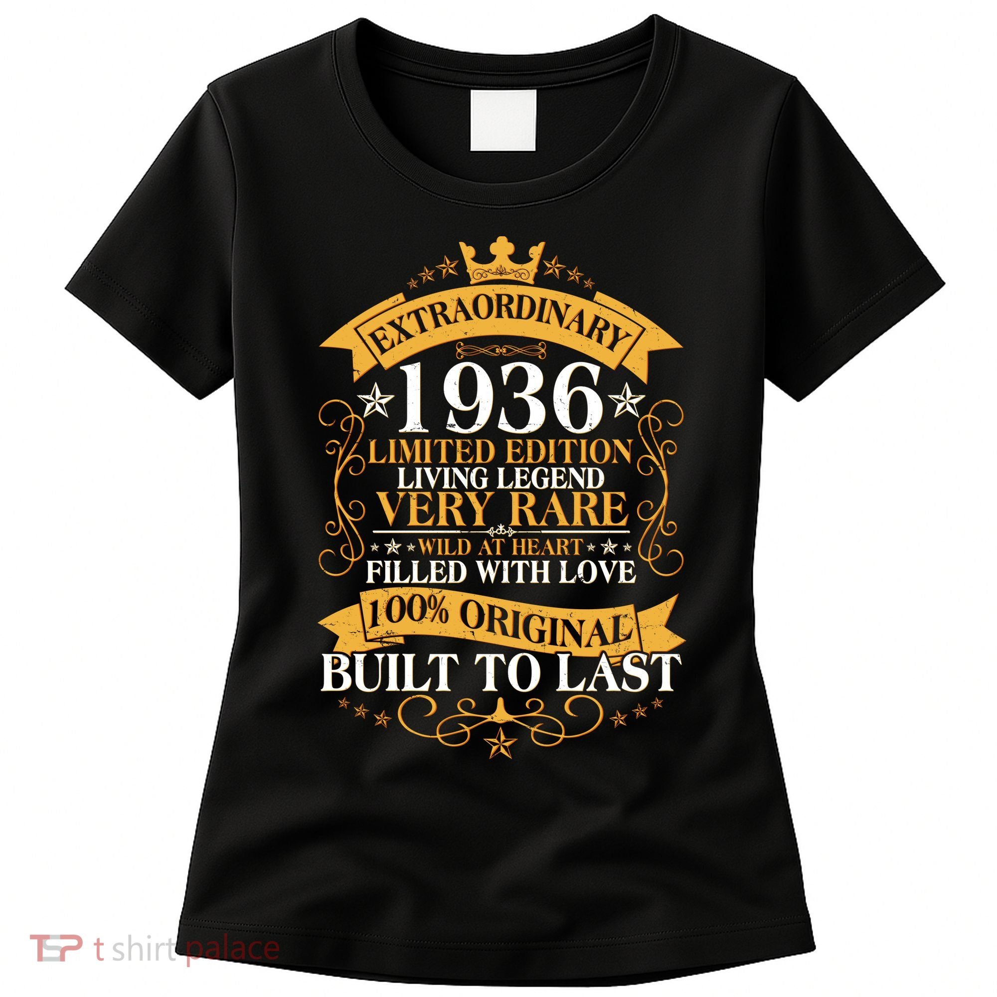 90th Birthday Extraordinary 1936 Limited Edition Living Legend Very Rare  Women's T-Shirt