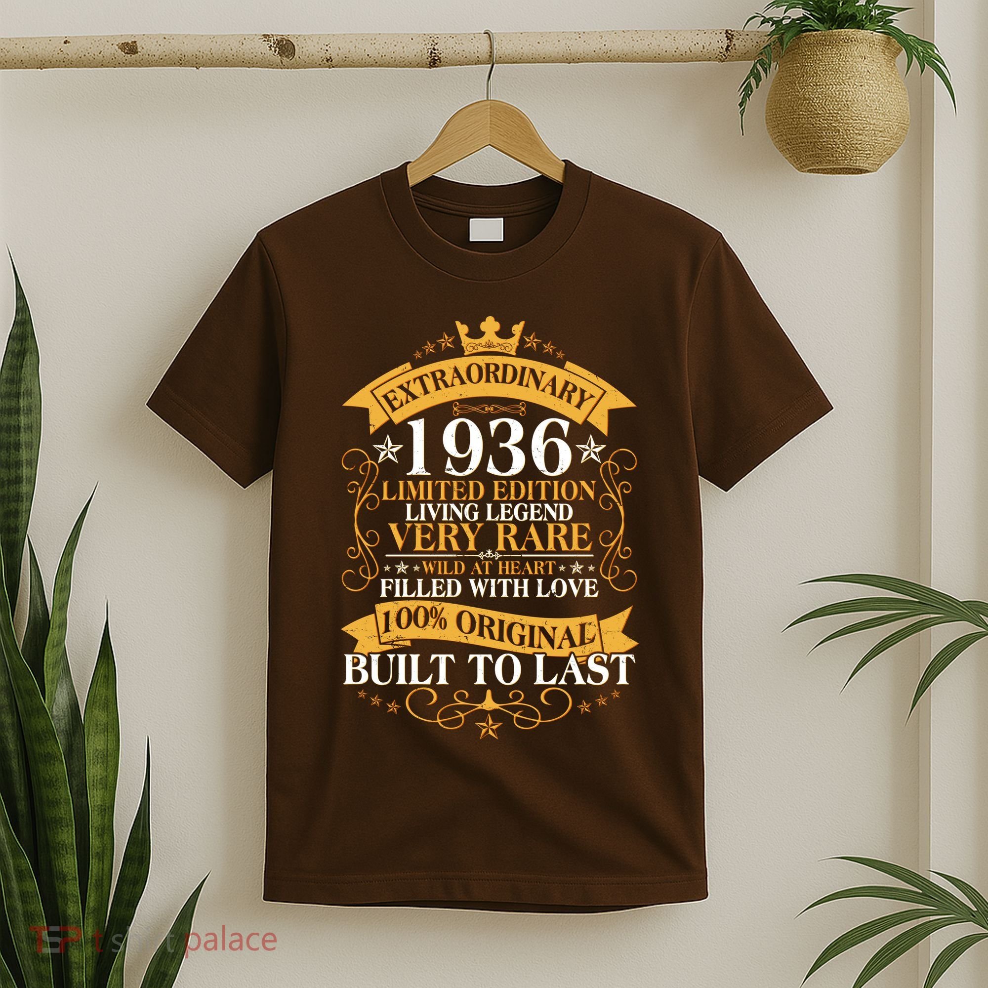 90th Birthday Extraordinary 1936 Limited Edition Living Legend Very Rare  T-Shirt