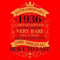 90th Birthday Extraordinary 1936 Limited Edition Living Legend Very Rare  Santa Hat thumb 1