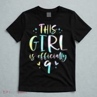 9th Birthday For Girls 9 Years Old Being Awesome Gift T-Shirt thumb 5