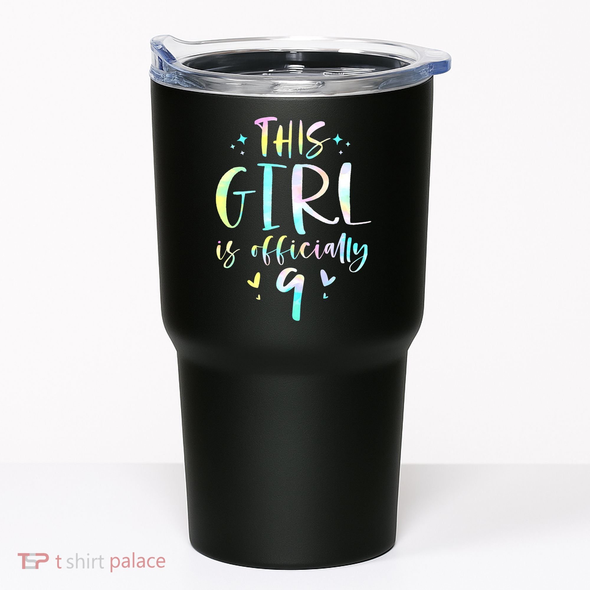 9th Birthday For Girls 9 Years Old Being Awesome Gift Tumbler