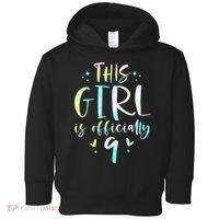 9th Birthday For Girls 9 Years Old Being Awesome Gift Toddler Hoodie thumb 0