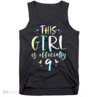 9th Birthday For Girls 9 Years Old Being Awesome Gift Tank Top thumb 0